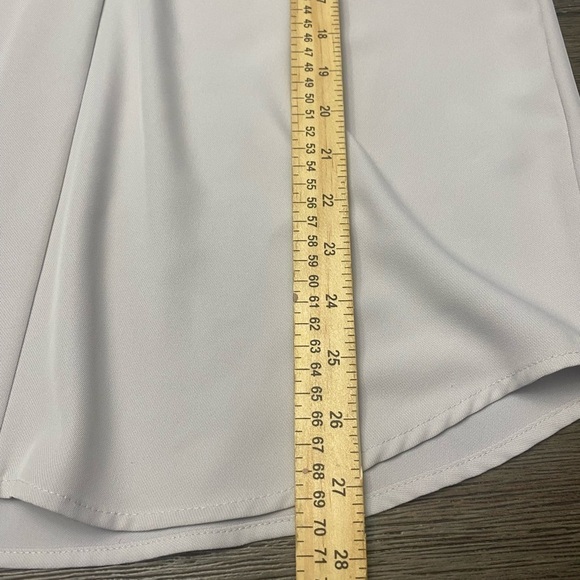 Calvin Klein Gathered V-Neck Sleeveless Top grey size L - Picture 7 of 8